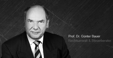 Rechtsanwalt und Steuerberater  Prof. Dr. Günter Bauer